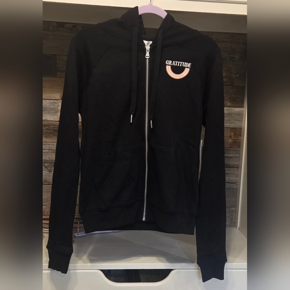 Spiritual Gangster "Gratitude" Raglan Zip- Up Hoodie - Picture 8 of 10